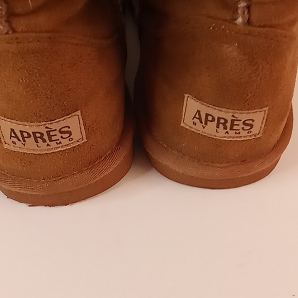 APRES by Lamo Winter Warm Snow Travel Size 8 Brown-Cream Colors SB32 - Picture 7 of 10